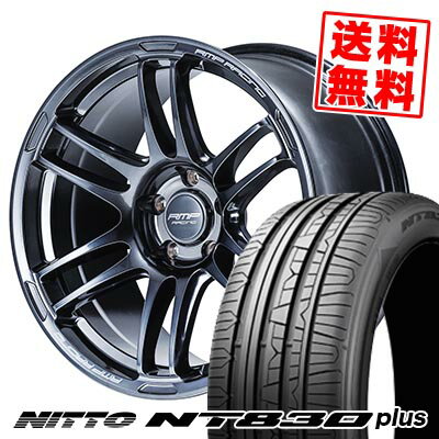 215/45R17 91W NITTO ニットー NT830 plus RMP RACING R26 RMPレーシング R26 サマータイヤホイール4本セット 【取付対象】