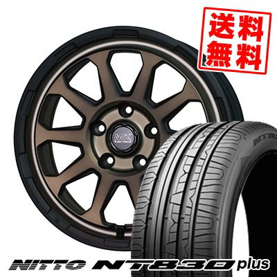 225/45R17 94Y ニットー NT830 plus MAD CROSS RANGER サマータイヤホイール4本セット 【取付対象】