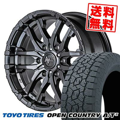 265/65R17 112H トーヨー タイヤ OPEN COUNTRY A/T NITRO POWER M26 CROSS FANG サマータイヤホイール4本セット 6Hホイール【取付対象】