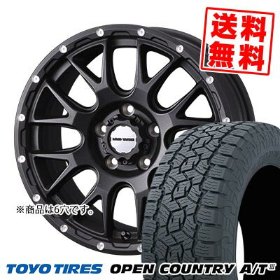 265/65R17 112H トーヨー タイヤ OPEN COUNTRY A/T MUDVANCE 08 サマータイヤホイール4本セット 6Hホイール【取付対象】