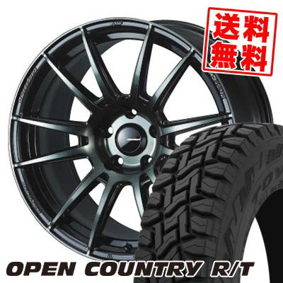 225/65R17 102Q トーヨータイヤ OPEN COUNTRY R/T WedsSport SA-62R サマータイヤホイール4本セット 【取付対象】