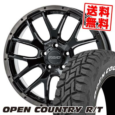 215/65R16 109/107Q トーヨー タイヤ OPEN COUNTRY R/T WHITE LETTER HOMURA 2×7FA BLACK CLEAR EDITION サマータイヤホイール4本セット 【取付対象】