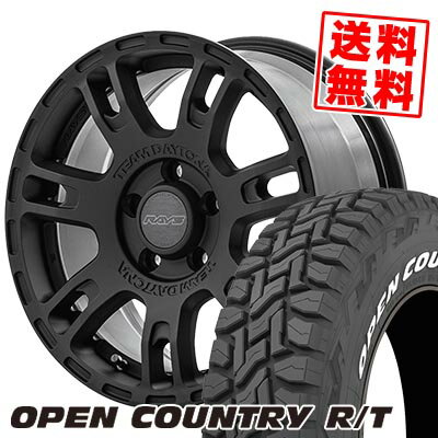 215/65R16 109/107Q TOYO TIRES トーヨー タイヤ OPEN COUNTRY R/T WHITE LETTER RAYS TEAM DAYTONA D207 レイズ チームデイトナ D207 サマータイヤホイール4本セット 【取付対象】