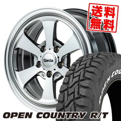 215/65R16 109/107Q トーヨータイヤ OPEN COUNTRY R/T WHITE LETTER Garcia Dallas6 サマータイヤホイール4本セット 【取付対象】