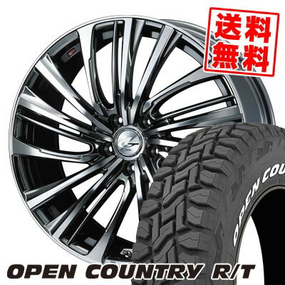 215/65R16 109/107Q トーヨータイヤ OPEN COUNTRY R/T WHITE LETTER LEONIS FR サマータイヤホイール4本セット 【取付対象】