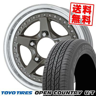 215/70R16 100H トーヨータイヤ OPEN COUNTRY U/T WORK CRAG GALVATRE2 サマータイヤホイール4本セット 【取付対象】