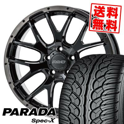 235/60R18 103V ヨコハマ PARADA SpecX PA02 HOMURA 2×7FA BLACK CLEAR EDITION サマータイヤホイール4本セット 【取付対象】