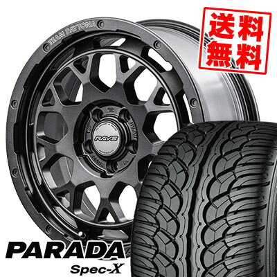235/60R18 103V ヨコハマ PARADA SpecX PA02 TEAM DAYTONA M9+ SPEC M サマータイヤホイール4本セット 【取付対象】