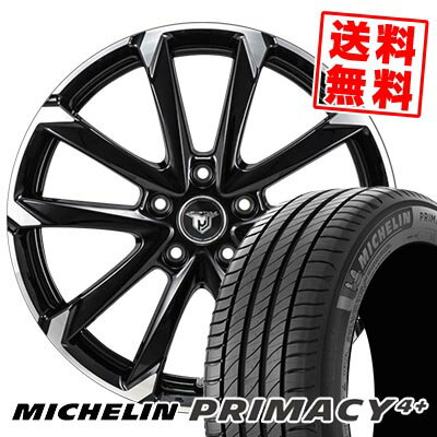 245/45R18 100W XL MICHELIN ミシュラン PRIMACY4+ JP STYLE MJ-V ジェイピースタイル MJ-V サマータイヤホイール4本セット 【取付対象】