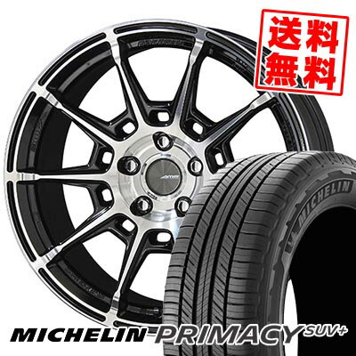 235/60R18 103V MICHELIN ミシュラン PRIMACY SUV+ GALERNA REFINO ガレルナ レフィーノ サマータイヤホイール4本セット 【取付対象】