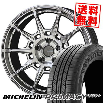 235/60R18 103V MICHELIN ミシュラン PRIMACY SUV+ GALERNA REFINO ガレルナ レフィーノ サマータイヤホイール4本セット 【取付対象】