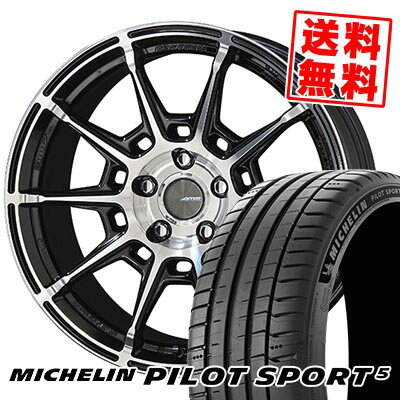225/45R19 96Y XL MICHELIN ミシュラン Pilot SPORT5 GALERNA REFINO ガレルナ レフィーノ サマータイヤホイール4本セット 【取付対象】