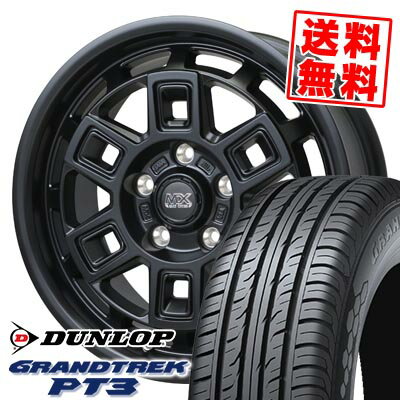 215/70R16 100H ダンロップ GRANDTREK PT3 MAD CROSS AEVER サマータイヤホイール4本セット 【取付対象】