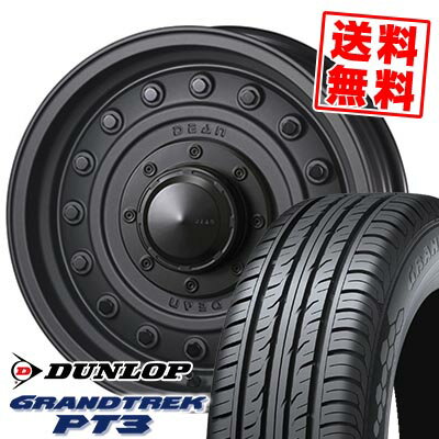 205/70R15 96H DUNLOP ダンロップ GRANDTREK PT3 DEAN COLORADO ディーン コロラド サマータイヤホイール4本セット 【取付対象】