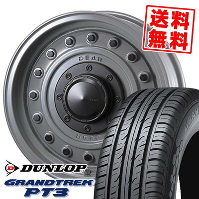 205/70R15 96H DUNLOP ダンロップ GRANDTREK PT3 DEAN COLORADO ディーン コロラド サマータイヤホイール4本セット 【取付対象】