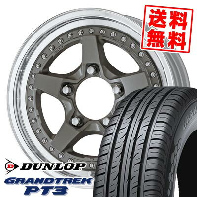215/70R16 100H ダンロップ GRANDTREK PT3 WORK CRAG GALVATRE2 サマータイヤホイール4本セット 【取付対象】