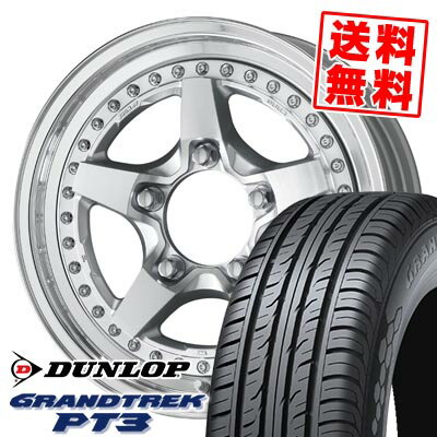 215/70R16 100H ダンロップ GRANDTREK PT3 WORK CRAG GALVATRE2 サマータイヤホイール4本セット 【取付対象】