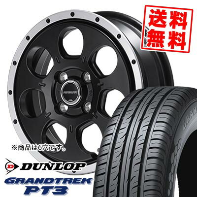 205/70R15 96H ダンロップ GRANDTREK PT3 ROADMAX W0-7 サマータイヤホイール4本セット 【取付対象】