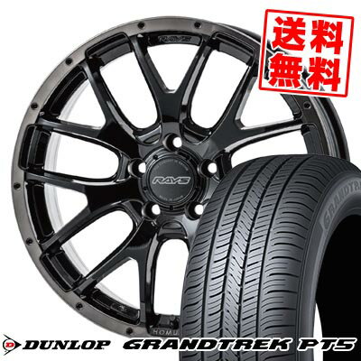 235/60R18 107V ダンロップ GRANDTREK PT5 HOMURA 2×7FA BLACK CLEAR EDITION サマータイヤホイール4本セット 【取付対象】
