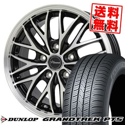 235/60R18 107V ダンロップ GRANDTREK PT5 Chronus CH-113 サマータイヤホイール4本セット 【取付対象】