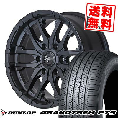 265/65R17 112H ダンロップ GRANDTREK PT5 NITRO POWER M26 CROSS FANG サマータイヤホイール4本セット 6Hホイール【取付対象】