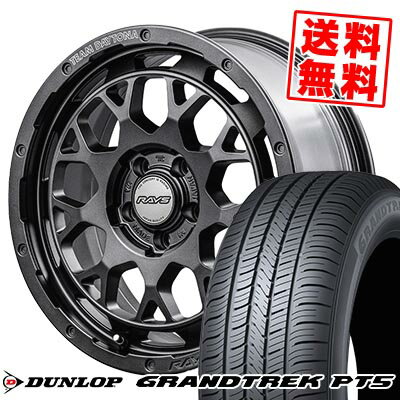 235/60R18 107V ダンロップ GRANDTREK PT5 TEAM DAYTONA M9+ SPEC M サマータイヤホイール4本セット 【取付対象】