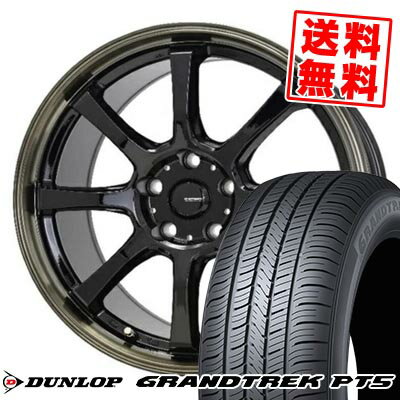 235/60R18 107V ダンロップ GRANDTREK PT5 G・SPEED P-08 サマータイヤホイール4本セット 【取付対象】