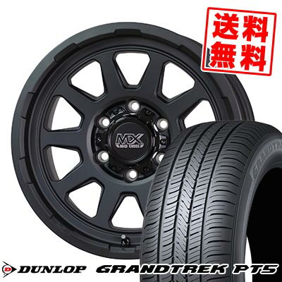 265/65R17 112H ダンロップ GRANDTREK PT5 MAD CROSS RANGER サマータイヤホイール4本セット 6Hホイール【取付対象】