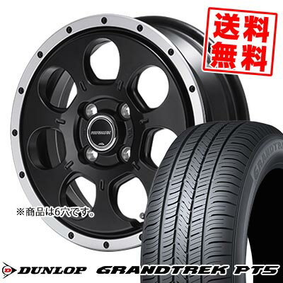 265/65R17 112H ダンロップ GRANDTREK PT5 ROADMAX W0-7 サマータイヤホイール4本セット 6Hホイール【取付対象】