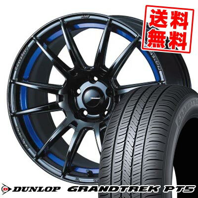 235/60R18 107V ダンロップ GRANDTREK PT5 WedsSport SA-62R サマータイヤホイール4本セット 【取付対象】