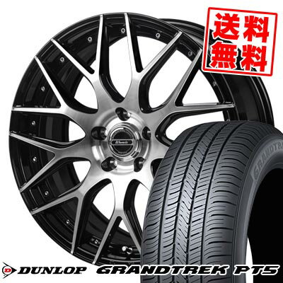 235/60R18 107V ダンロップ GRANDTREK PT5 Warwic MX-09 サマータイヤホイール4本セット 【取付対象】