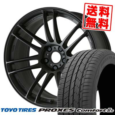 235/60R18 103V トーヨータイヤ PROXES Comfort2s WORK EMOTION ZR7 サマータイヤホイール4本セット 【取付対象】