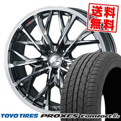 245/40R20 99W XL トーヨータイヤ PROXES Comfort2s LEONIS MV サマータイヤホイール4本セット 【取付対象】