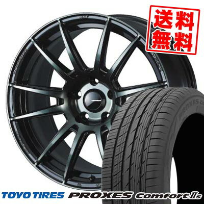 235/60R18 103V トーヨータイヤ PROXES Comfort2s WedsSport SA-62R サマータイヤホイール4本セット 【取付対象】