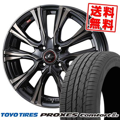 185/60R16 86H トーヨー タイヤ PROXES Comforts WEDS LEONIS VR サマータイヤホイール4本セット 【取付対象】