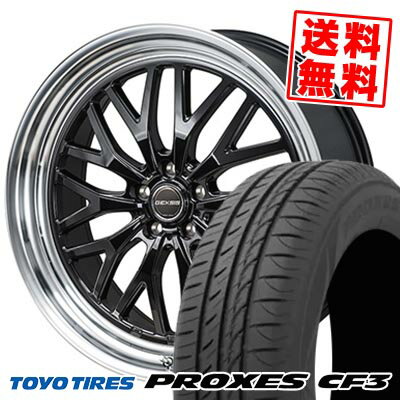 225/40R18 92W XL トーヨータイヤ PROXES CF3 GEXSIS GM210 サマータイヤホイール4本セット 【取付対象】