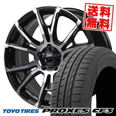 215/45R18 93W XL トーヨータイヤ PROXES CF3 HI-BLOCK STADT サマータイヤホイール4本セット 【取付対象】