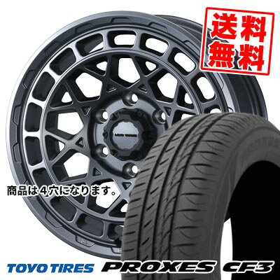 145/65R15 72H トーヨータイヤ PROXES CF3 MUDVANCE X Type M サマータイヤホイール4本セット 【取付対象】