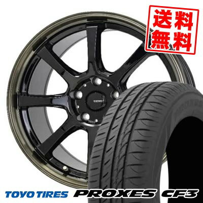 215/45R18 93W XL トーヨータイヤ PROXES CF3 G・SPEED P-08 サマータイヤホイール4本セット 【取付対象】