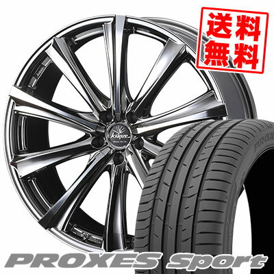 225/40R18 92Y XL トーヨー タイヤ PROXES sport weds Kranze Maricive 309EVO サマータイヤホイール4本セット 【取付対象】