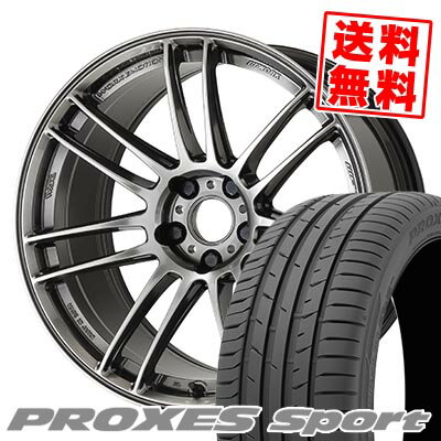 215/45R17 91W XL トーヨータイヤ PROXES sport WORK EMOTION ZR7 サマータイヤホイール4本セット 【取付対象】