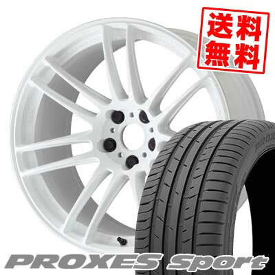 215/50R17 95W XL トーヨータイヤ PROXES sport WORK EMOTION ZR7 サマータイヤホイール4本セット 【取付対象】