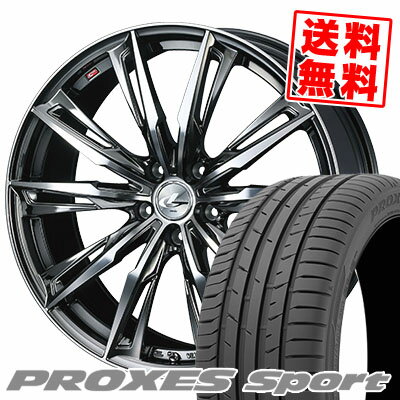 225/45R17 94Y XL トーヨー タイヤ PROXES sport WEDS LEONIS GX サマータイヤホイール4本セット 【取付対象】