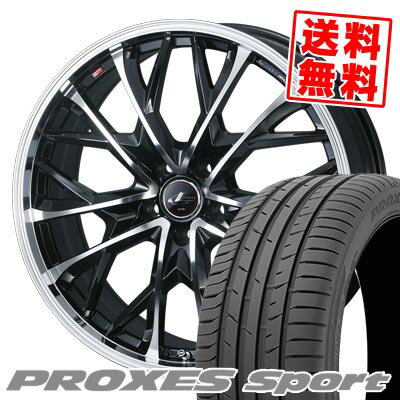 225/40R18 92Y XL トーヨータイヤ PROXES sport LEONIS MV サマータイヤホイール4本セット 【取付対象】