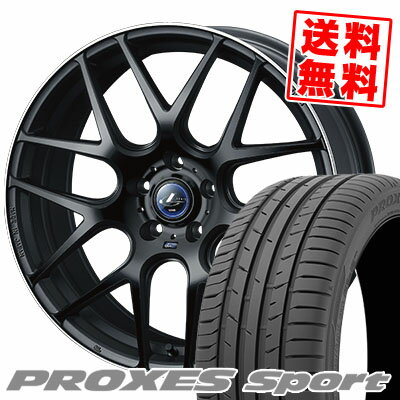 225/45R17 94Y XL トーヨー タイヤ PROXES sport WEDS LEONIS NAVIA06 サマータイヤホイール4本セット 【取付対象】