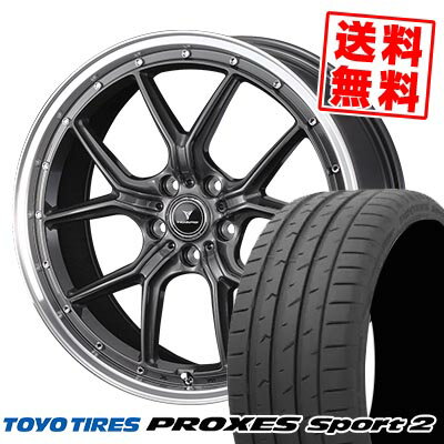 225/40R19 93Y XL トーヨー タイヤ PROXES Sport2 NOVARIS ASSETE S1 サマータイヤホイール4本セット 【取付対象】