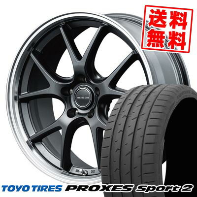 225/35R19 88Y XL トーヨー タイヤ PROXES Sport2 VERTEC ONE EXE5 Vselection サマータイヤホイール4本セット 【取付対象】