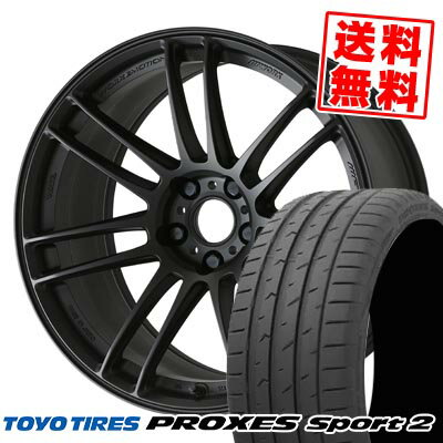 225/35R19 88Y XL トーヨータイヤ PROXES Sport2 WORK EMOTION ZR7 サマータイヤホイール4本セット 【取付対象】