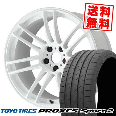 225/35R19 88Y XL トーヨータイヤ PROXES Sport2 WORK EMOTION ZR7 サマータイヤホイール4本セット 【取付対象】