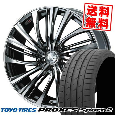 225/35R19 88Y XL トーヨータイヤ PROXES Sport2 LEONIS FR サマータイヤホイール4本セット 【取付対象】